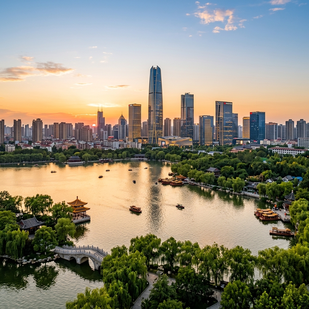Jinan skyline